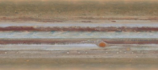Spinning Jupiter and Global Map