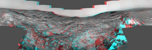 Panorama from Curiosity Sol 1000 Location Stereo