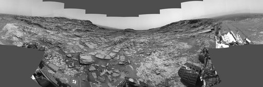 Panorama from Curiosity Sol 1000 Location