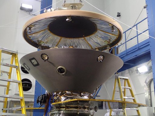 InSight Aeroshell Coming Together