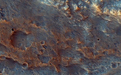 A Fan-Shaped Landform and Nearby Light-Toned Material