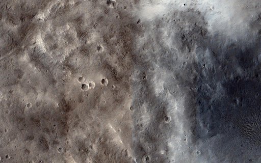 Western Edge of Marth Crater