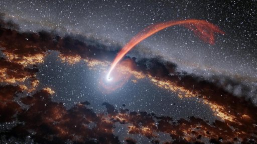 Infrared Echoes of a Black Hole Eating a Star Illustration