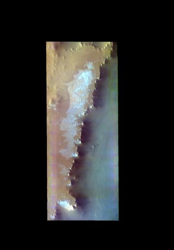 Escorial Crater- False Color