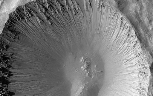 A Youthful Crater in the Cydonia Colles Region