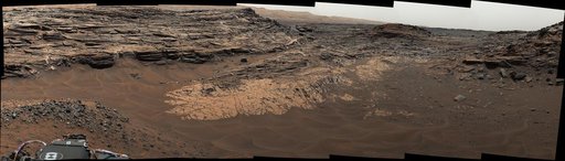 Marias Pass, Contact Zone of Two Martian Rock Units