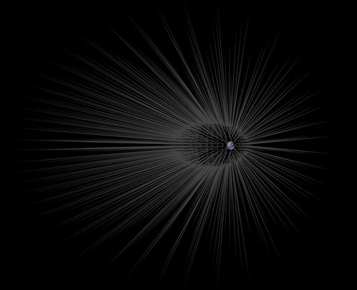 Dark Matter Hairs Around Earth