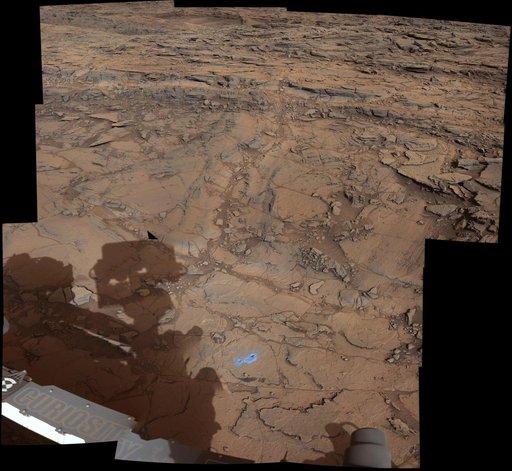 Big Sky and Greenhorn Drilling Area on Mount Sharp