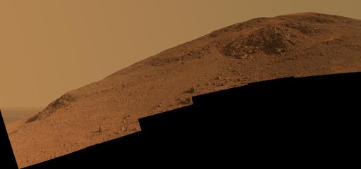 Steep Knudsen Ridge Along Marathon Valley on Mars