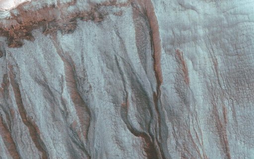Frosted Gully Slopes in Shadows