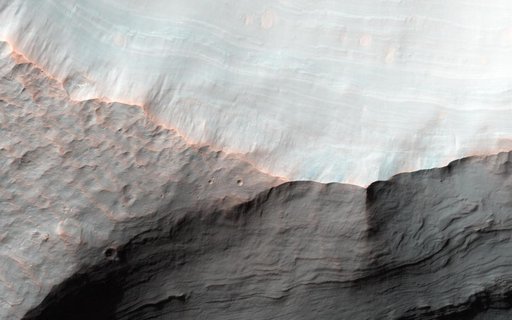 Stratigraphy of Alluvial Fans in Saheki Crater