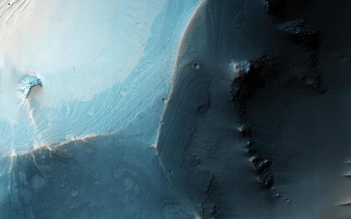 Faulted Layers in Collapse Pits