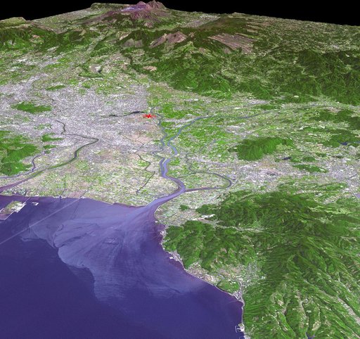 NASA Satellite Shows Site of Devastating Japan Quakes