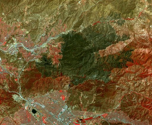 NASA Spacecraft Spots Aftermath of Destructive Wildfire in LA Backyard