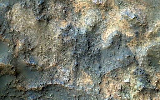 Bedrock North of Terby Crater