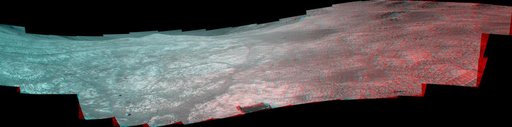 Mars Rover Opportunity Panorama of Marathon Valley Stereo