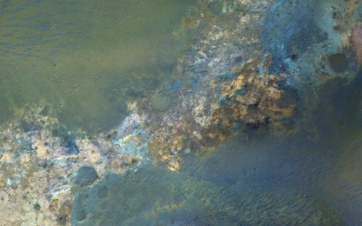 Colorful Bedrock in the Central Uplift of an Impact Crater