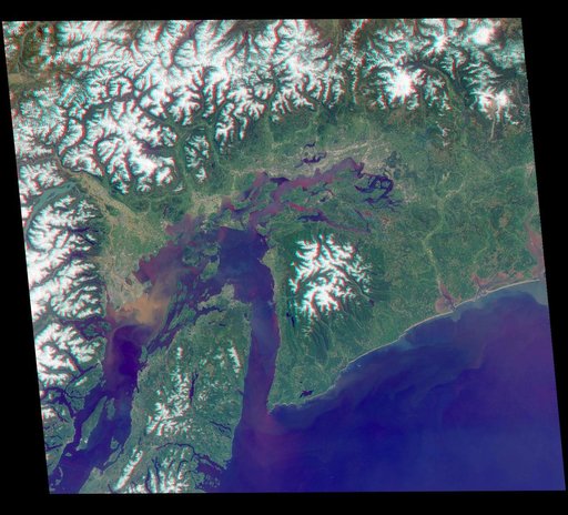 America National Parks Viewed in 3D by NASA MISR Anaglyph 3