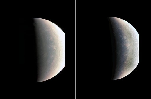 Close-Up Views of Jupiter North Pole