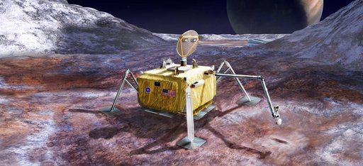 Europa Lander Mission Concept (Artist Rendering)