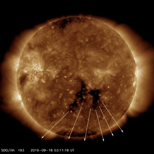 Earth-Directed Coronal Hole