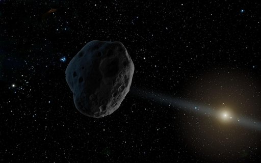 Celestial Object 2016 WF9, a NEOWISE Discovery Artist Concept