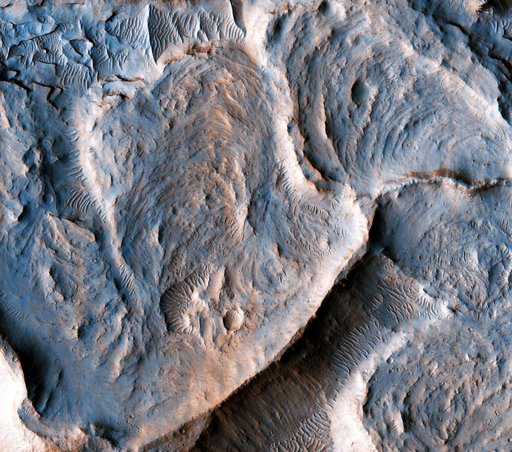 Martian Meanders and Scroll-Bars