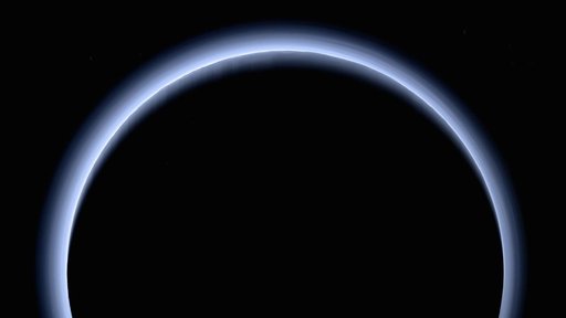 Blue Rays: New Horizons High-Res Farewell to Pluto