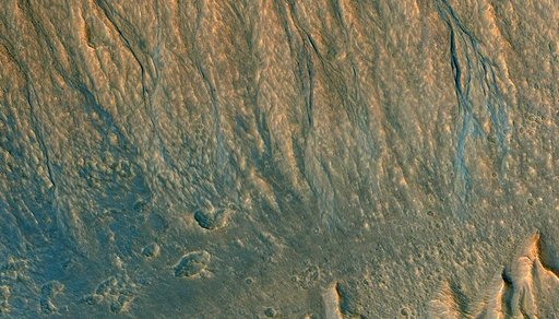 Gullies with Color Anomalies