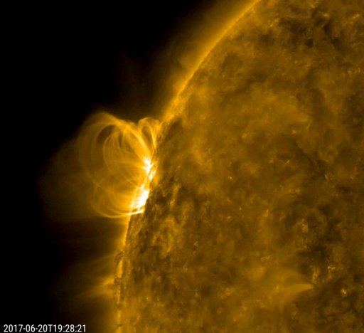 Coils of Magnetic Field Lines