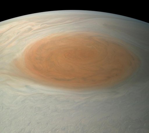 Jupiter's Great Red Spot in True Color