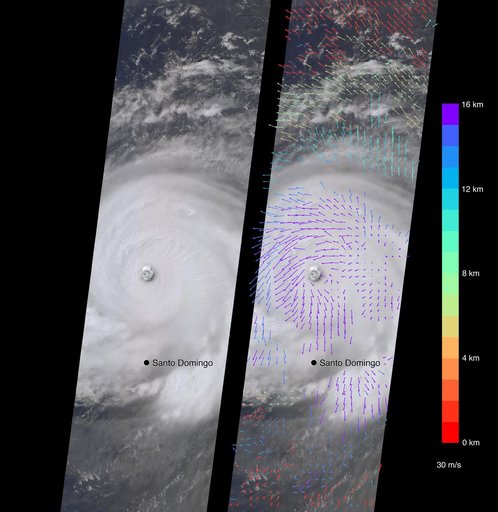 New NASA Images of Irma's Towering Clouds