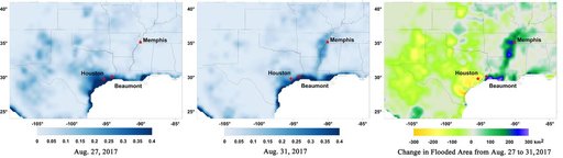 New NASA Maps Show Flooding Changes In Aftermath of Hurricane Harvey