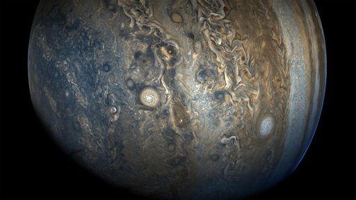 Jupiter's Stunning Southern Hemisphere