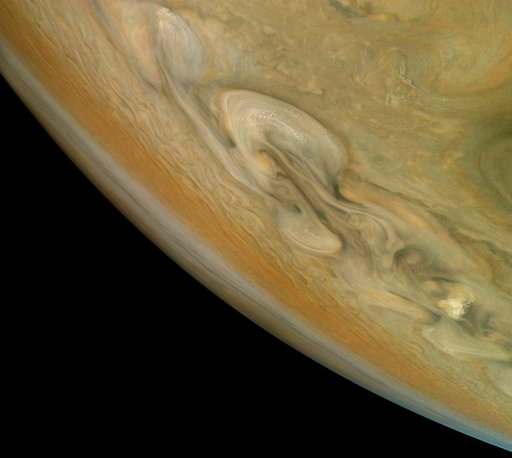 Jupiter's Stormy North