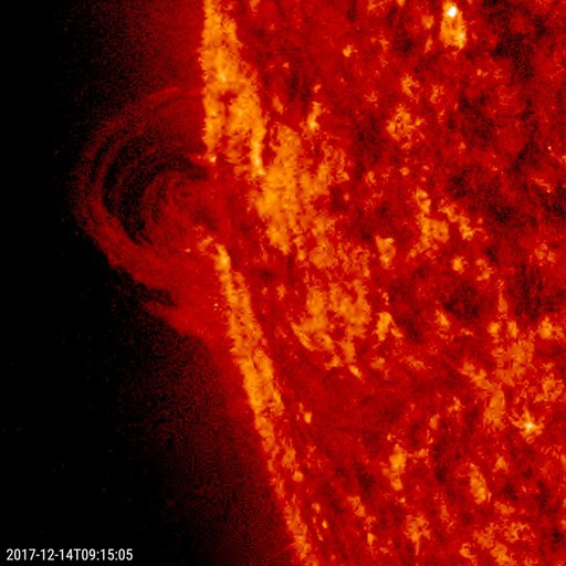 Curling Prominence