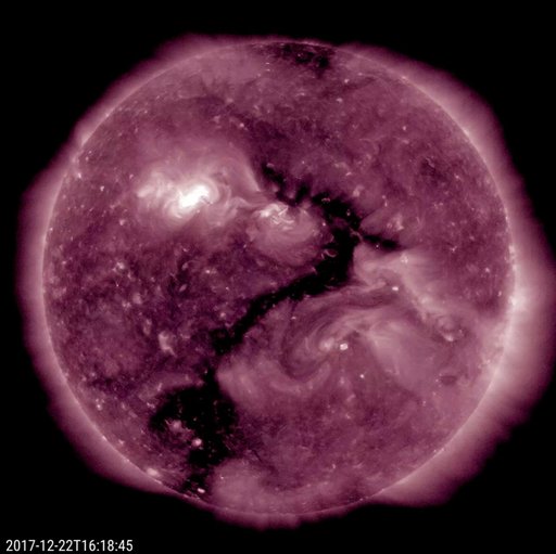 The Sun Forms a Question