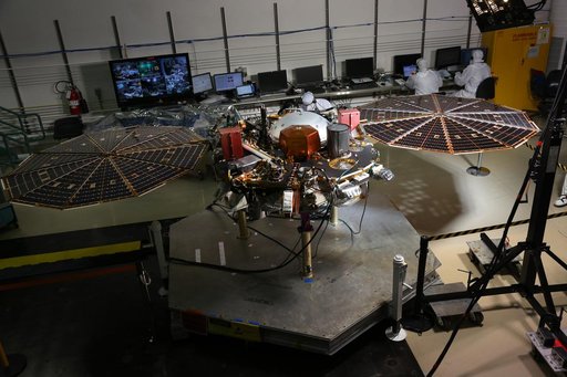 InSight Lander Solar Array Test