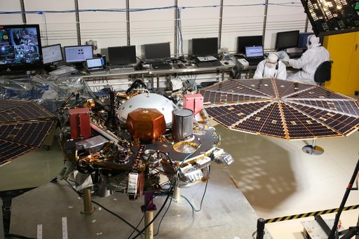 InSight Lander Solar Array Test