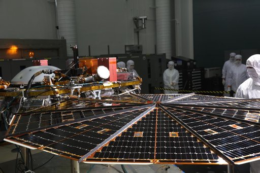 InSight Lander Solar Array Test