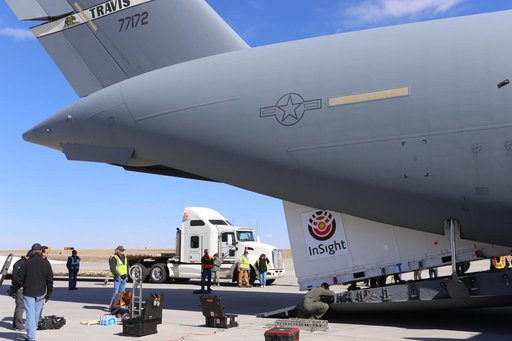 Shipping InSight Mars Spacecraft to California for Launch