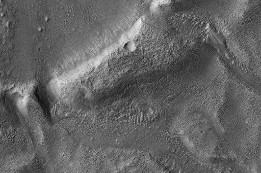 Three Channels Exiting a Crater Lake