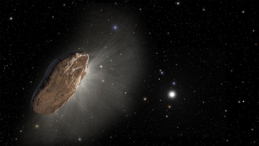 'Oumuamua Races Toward Outskirts of Solar System (Artist's Concept)