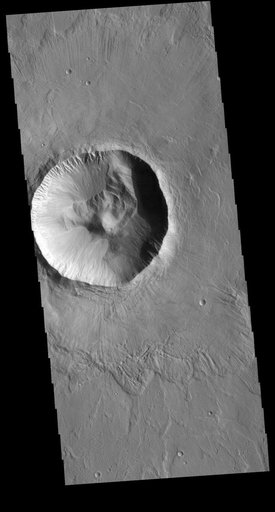 Utopia Planitia Crater