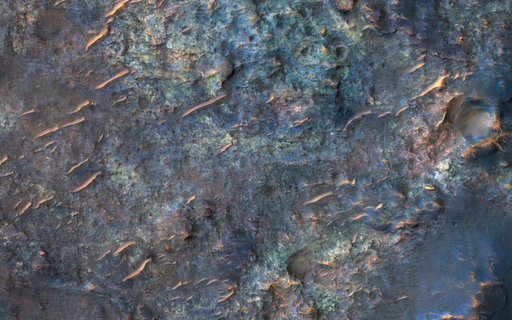 Diverse Lithologies on a Crater Floor
