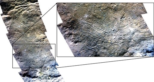 Color Mosaic of Dantu Crater