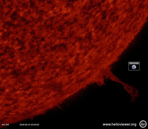 Evolving Prominence
