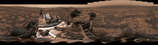Panorama of Vera Rubin Ridge