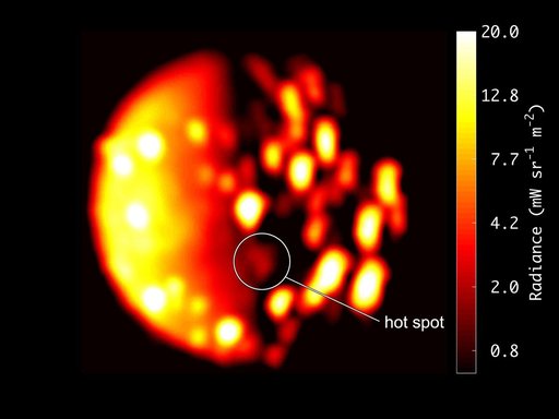 Location of Io's New Hotspot