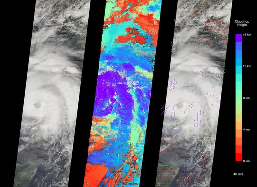 MISR Captures Hurricane Michael Near Florida Panhandle
